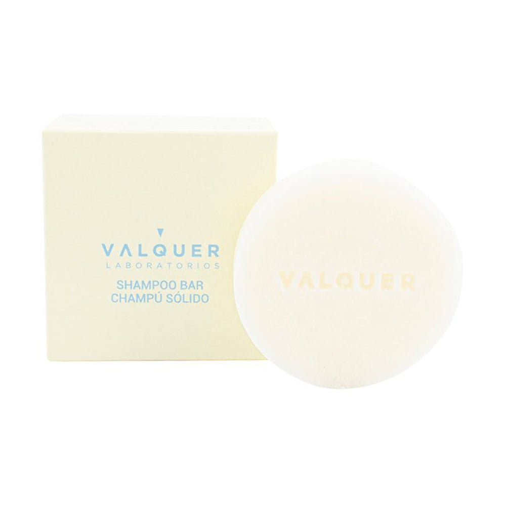 Твердий шампунь Valquer Shampoo Bar для жирного волосся, з перцевою м'ятою та алое вєра, 50 г